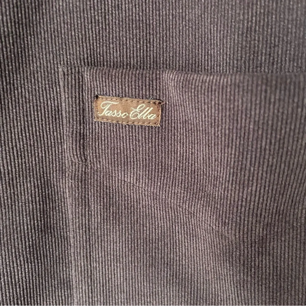 Tasso Elba Vintage Brown Corduroy Shirt, L‎